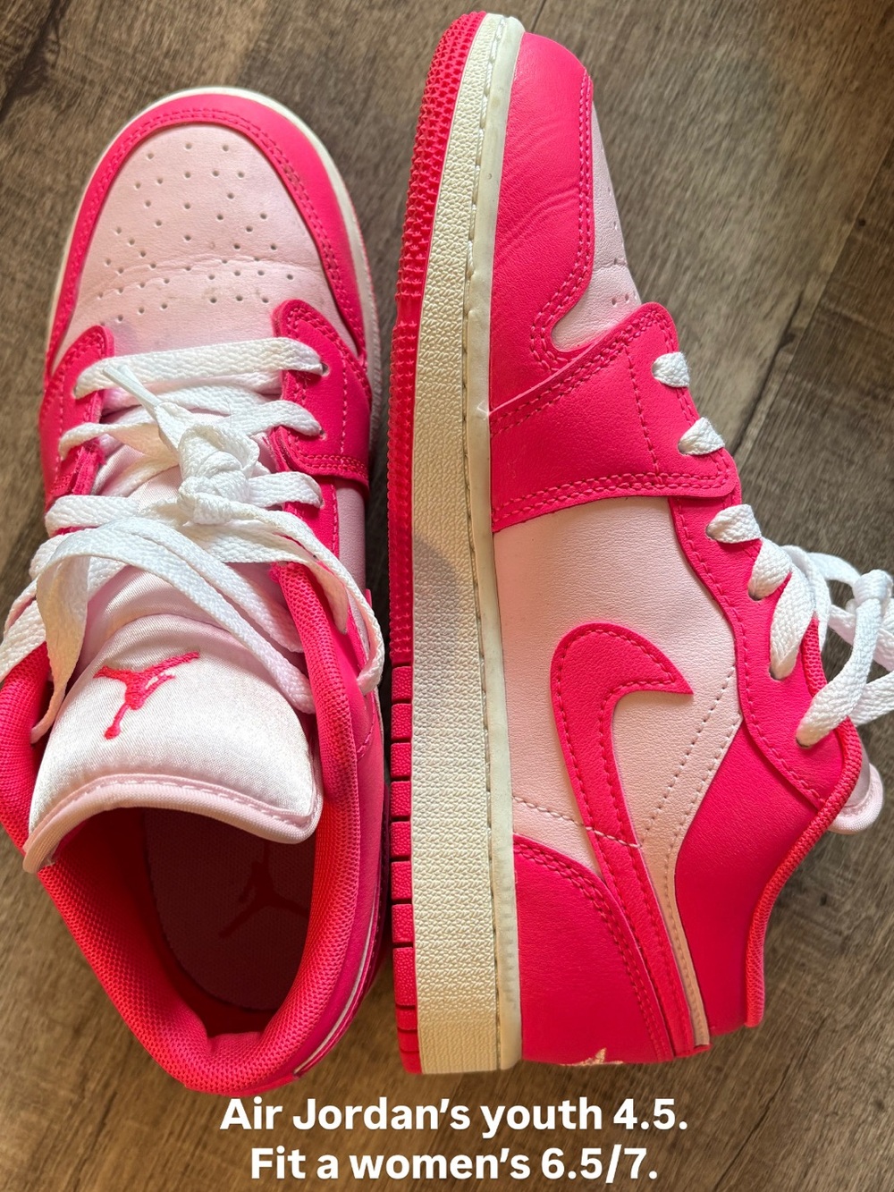 Nike Air Jordan Kids Low-Top Sneakers - Pink & Hot Pink